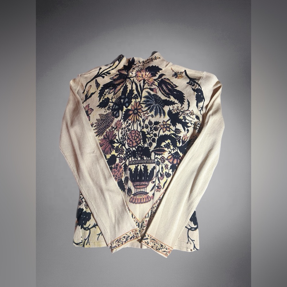 Alberto Makali mesh long sleeve top